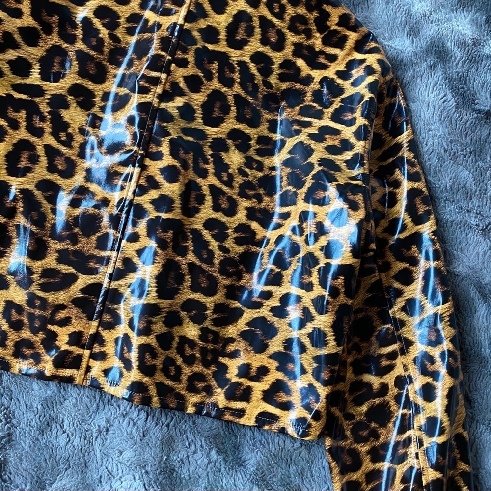 Hot & Delicious Leopard Vinyl Jacket - Picture 7 of 13